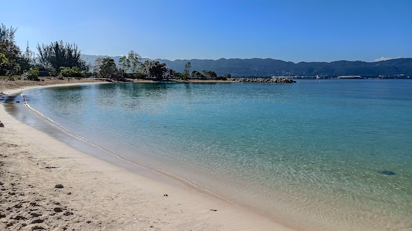 Dead End Beach near Dreams Rose Hall Resort & Spa in Montego Bay Jamaica
