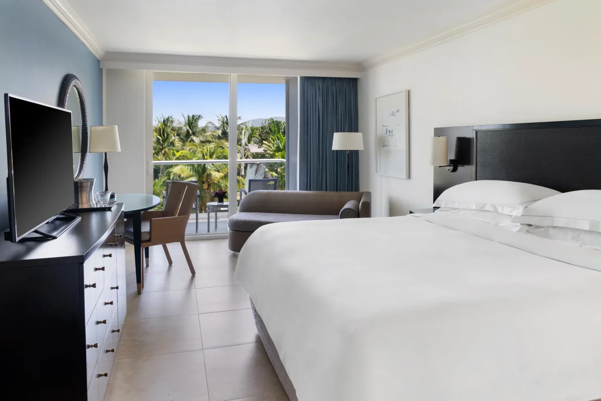 Resort View king room with private balcony at Dreams Rose Hall Resort & Spa in Montego Bay.