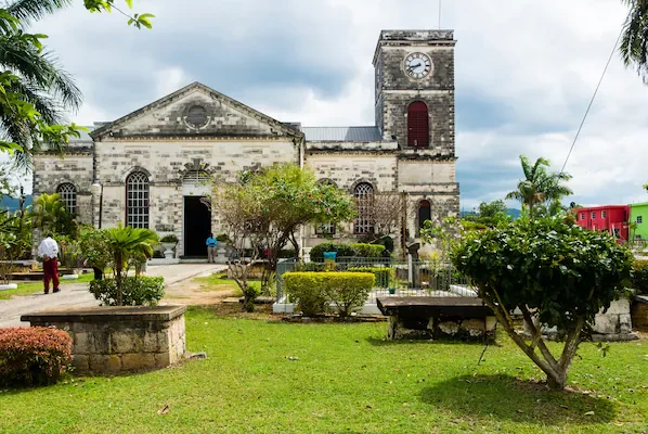 Saint James Parish Church near Dreams Rose Hall Resort & Spa in Montego Bay Jamaica